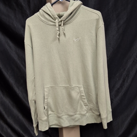 Hollister Green Crew Neck Sweater Soft Comfortable Stylish - Picture 5 of 13